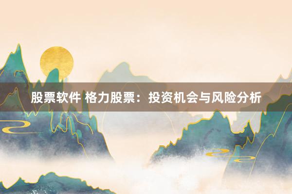 股票软件 格力股票：投资机会与风险分析