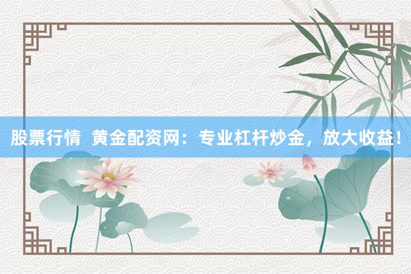 股票行情  黄金配资网：专业杠杆炒金，放大收益！
